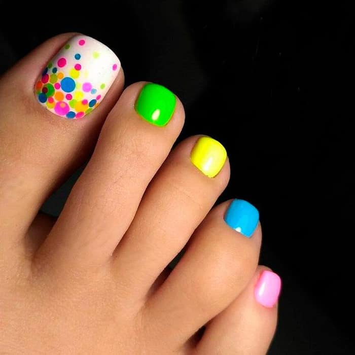 design toe nail art