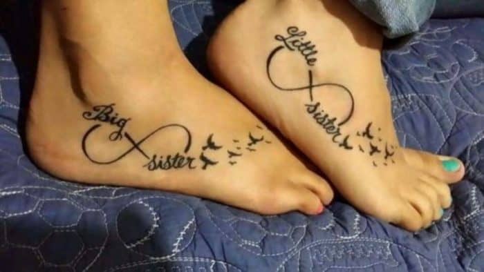 Sister Foot Tattoos