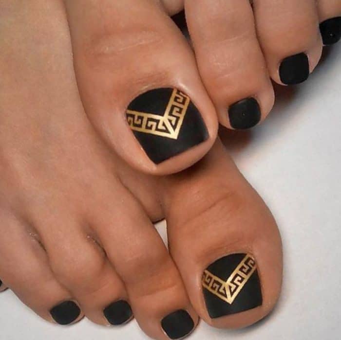 30 Majestic Fall Toe Nail Designs Images For 2019 Sheideas