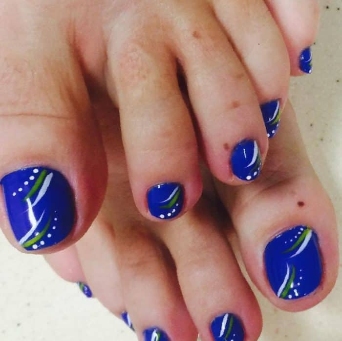 Fall Toe Nail Designs