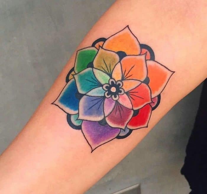 32 Impressive Rainbow Tattoo Designs SheIdeas