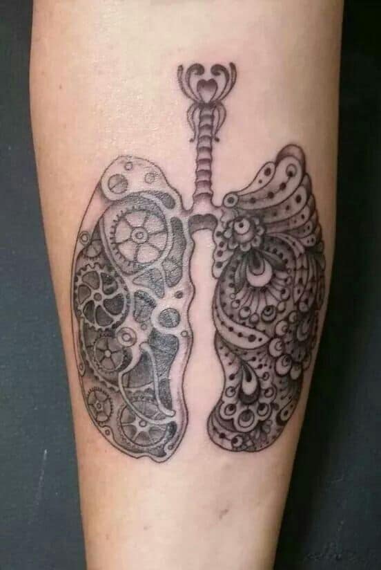 20 Eye Catching Lung Tattoo Designs Pictures SheIdeas