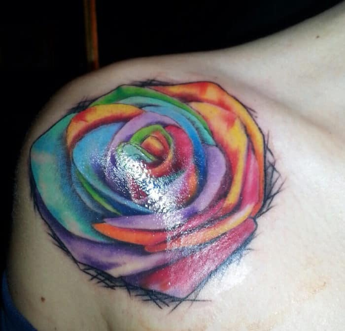 32 Impressive Rainbow Tattoo Designs SheIdeas