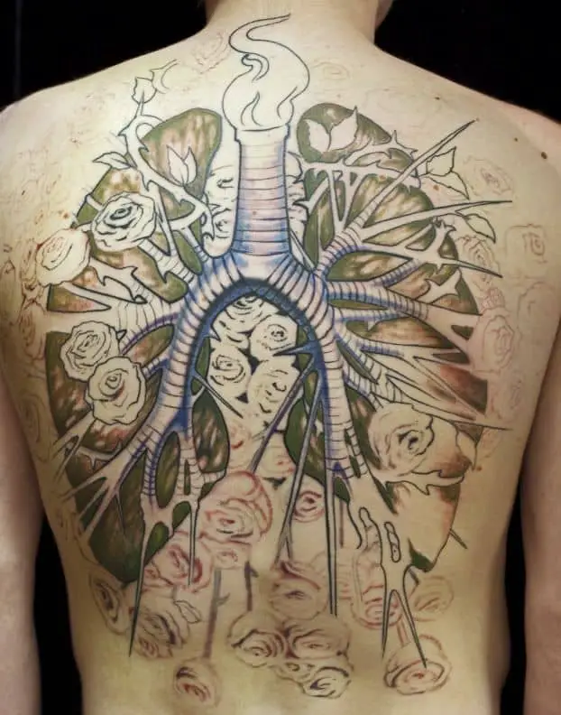 20 Eye Catching Lung Tattoo Designs Pictures SheIdeas