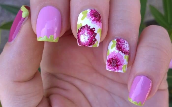 Dry Brush Nail Designs