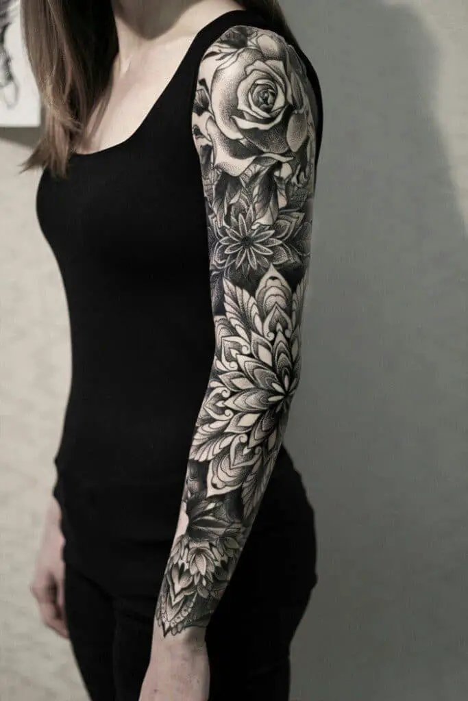 22 Amazing Long Sleeve Tattoo Designs SheIdeas