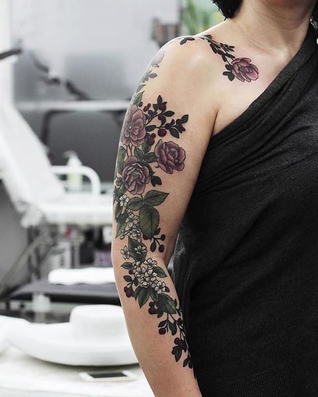 22 Amazing Long Sleeve Tattoo Designs SheIdeas