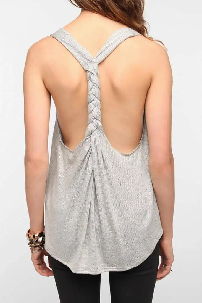 DIY T-Shirt into Racerback Tank Top