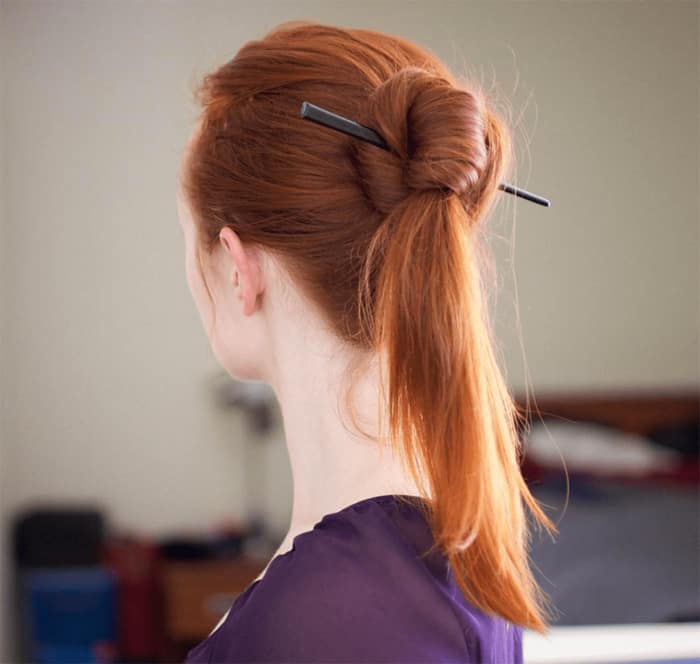 25 Easy Hair Stick Bun Ideas for Ladies – SheIdeas