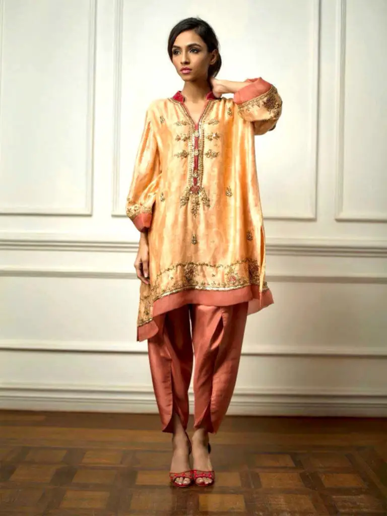 tulip shalwar and short shirt