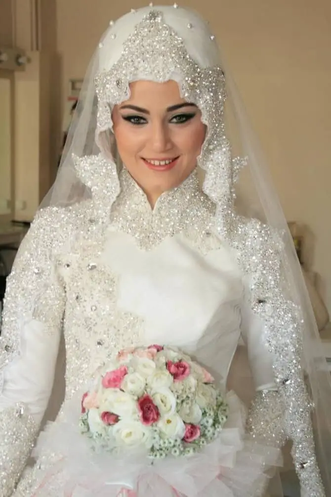 25 Beautiful Bridal Hijab Designs For Wedding Sheideas Nasyid Pilihan I Lirik Nasyid I