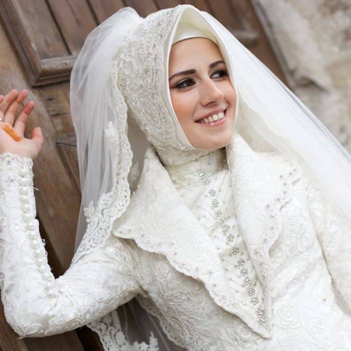 25 Beautiful Bridal Hijab Designs For Wedding – Sheideas