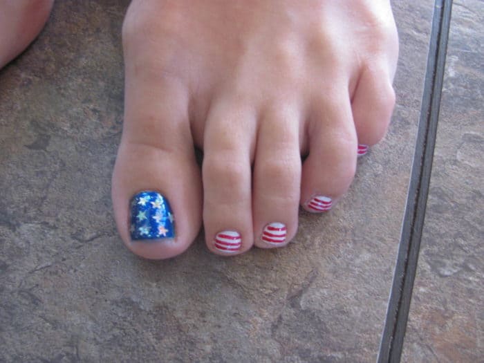 Patriotic Toe Nail Designs - wide 9