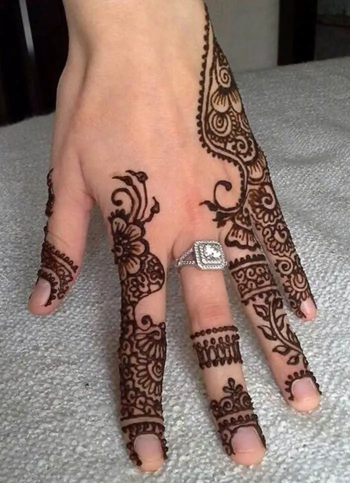 25 Simple Back Hand Mehndi Designs 2021 – SheIdeas