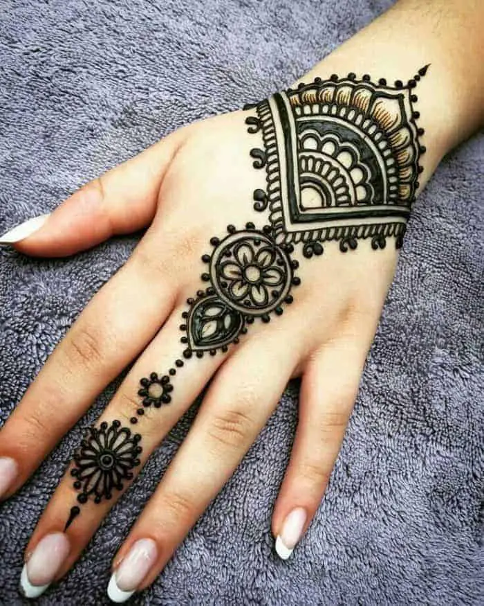 25 Simple Back Hand Mehndi Designs 2019 Sheideas