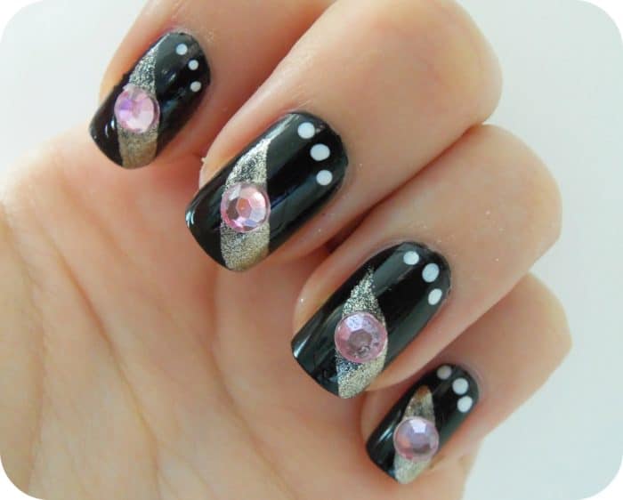 2. Floral Nail Art for Prom - wide 6