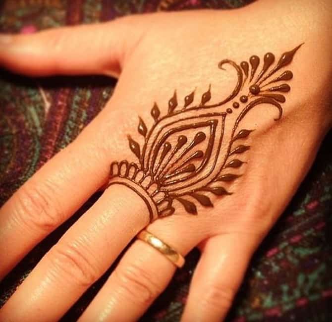 25 Simple Back Hand Mehndi Designs 2021 – SheIdeas