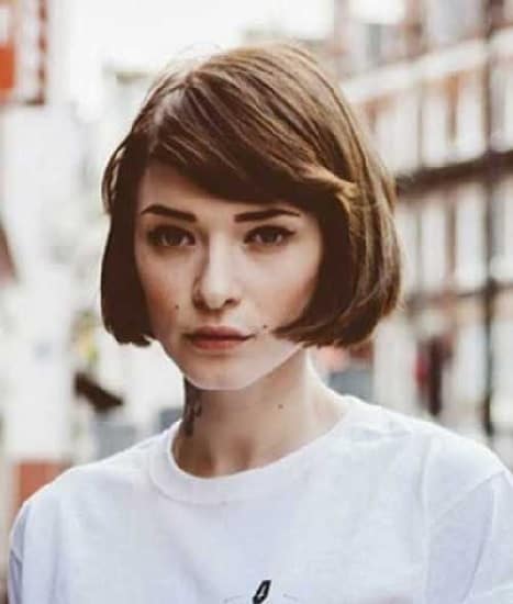 chin length bob haircut by 27 piece extension