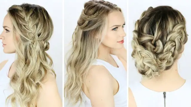 wedding guest hairstyle for long hair