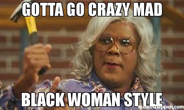 funny black woman meme