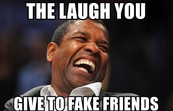 laughable memes regarding fake friends