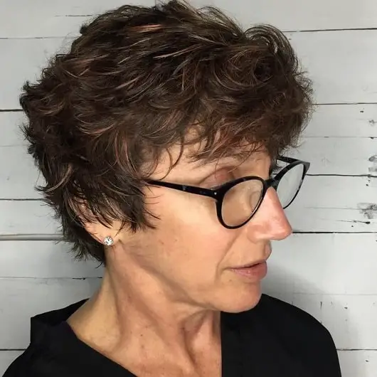 Highlighted Choppy Haircut 