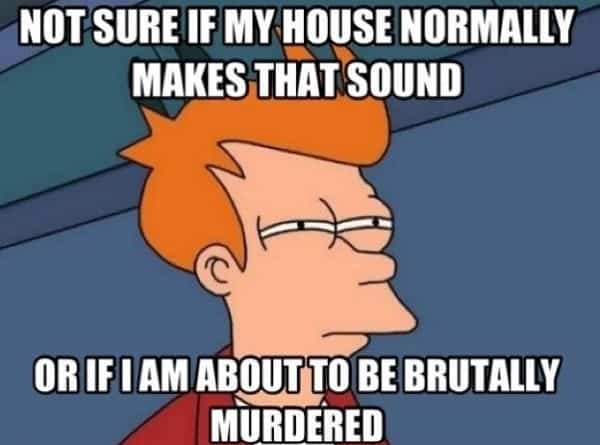 fearful memes about horror movie