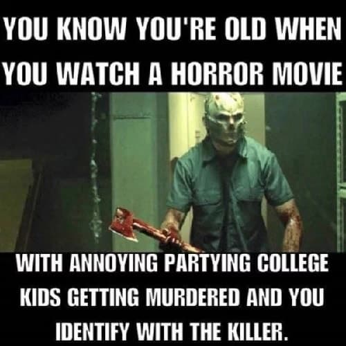 horror movie meme