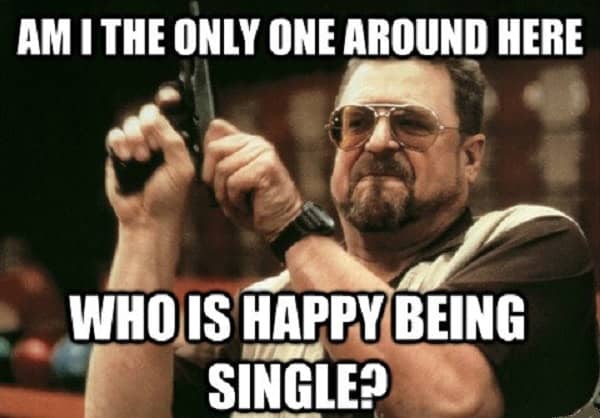 funny memes about being single