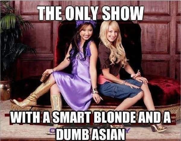 meme for smart blonde girl