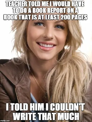 memes for blonde girls