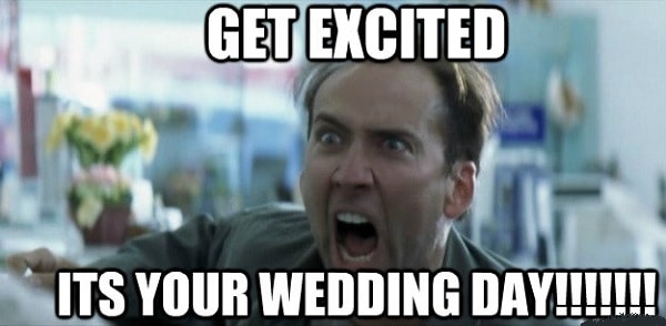 humorous wedding memes to laugh