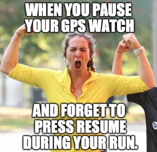 funny running girl meme