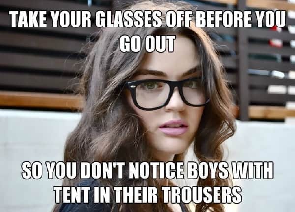 Girl With Glasses Meme 4 