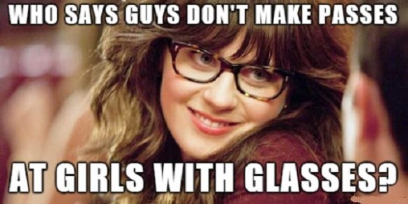 Girls With Glasses Meme 1 585x293 
