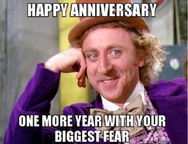 funny anniversary meme that makes you laugh