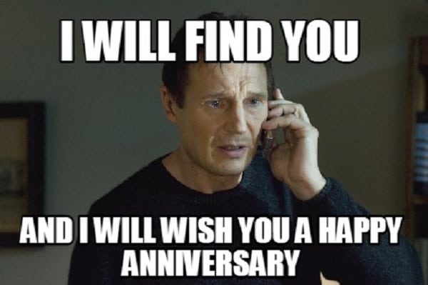 funny happy anniversary memes