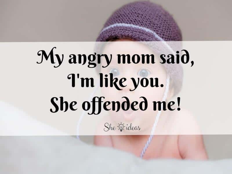 Meme about angry mom