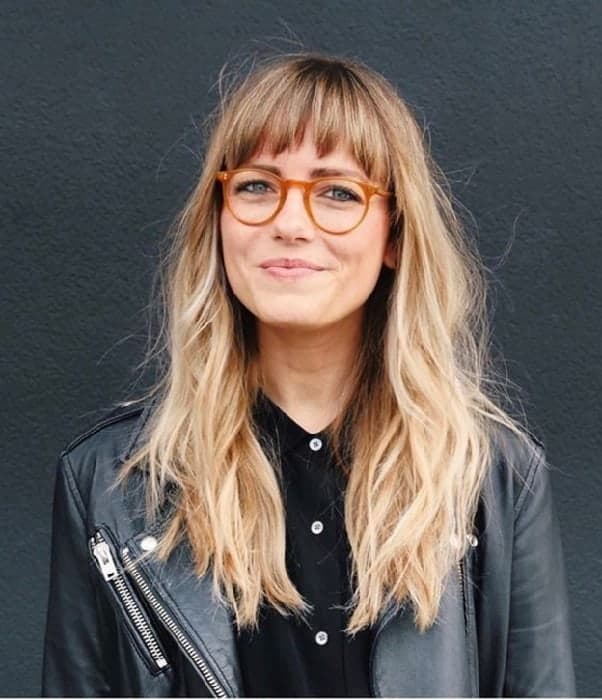 23 Captivating Hairstyles With Bangs And Glasses For Women Sheideas 