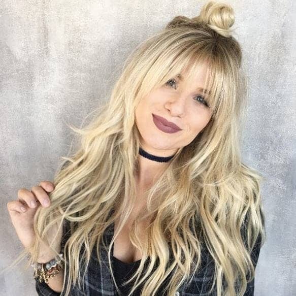 20 Mesmerizing Short And Long Blonde Hair With Bangs Sheideas