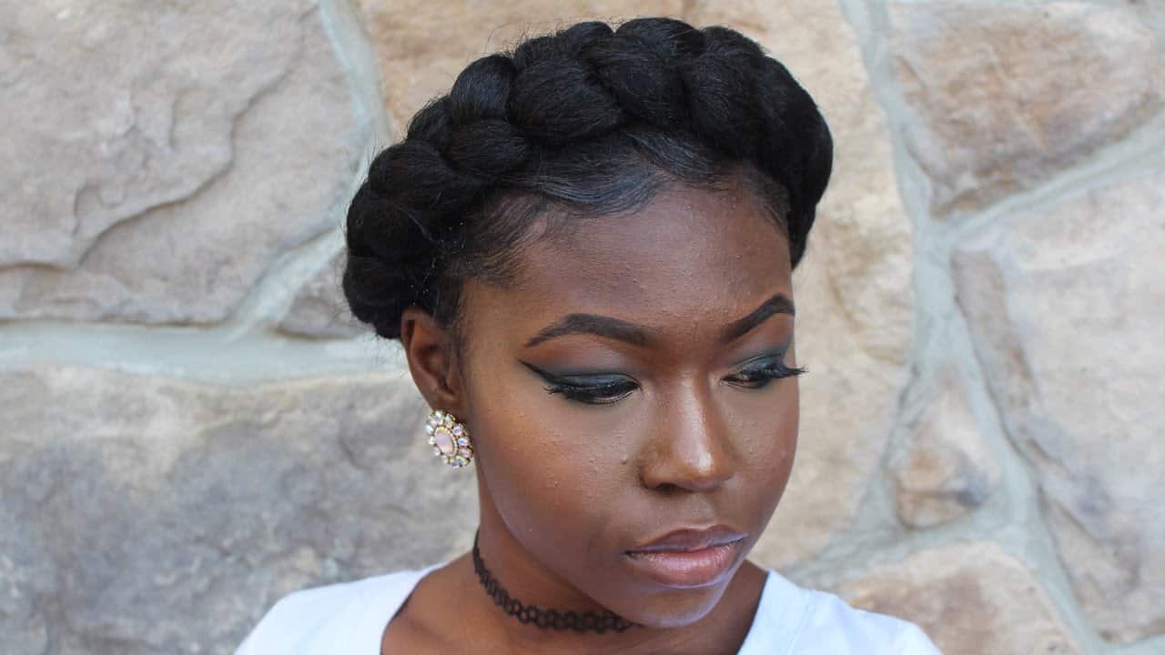 crown braid for black women