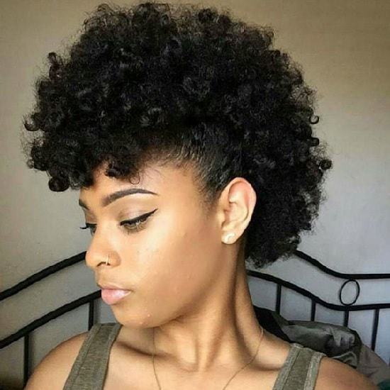 short mohawk for kenyan women