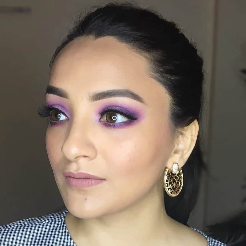 Evergreen Purple Shade for Brown Eyes