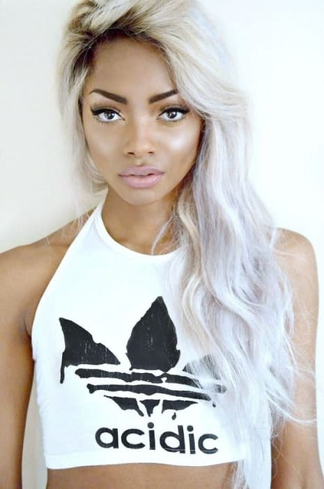 platinum blonde for black women