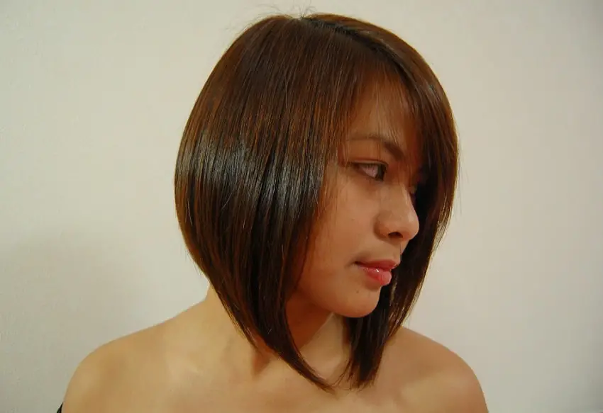 concave bob hairstyles