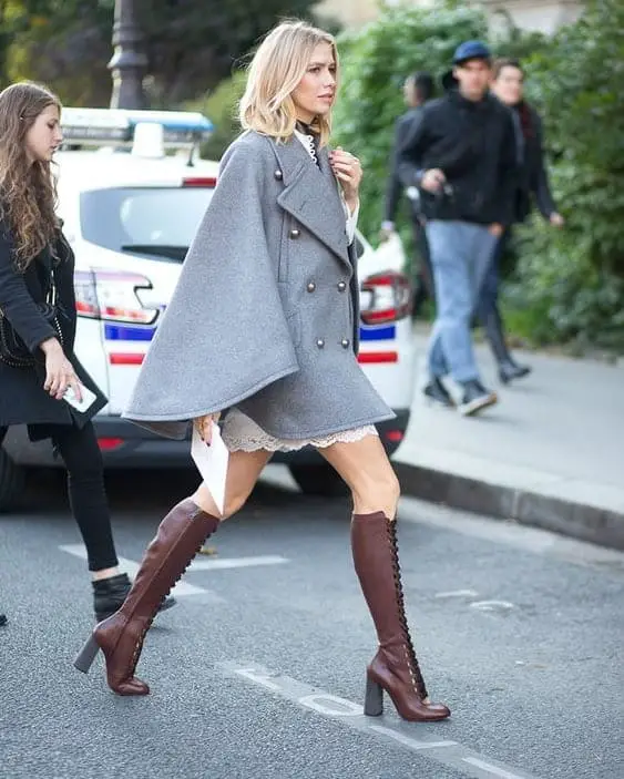 cute outfit with knee high boots