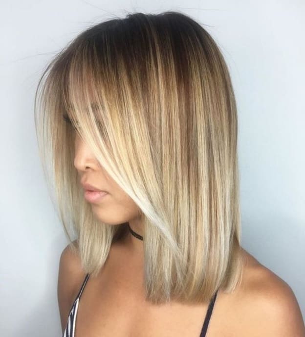 long blunt bob haircuts for women