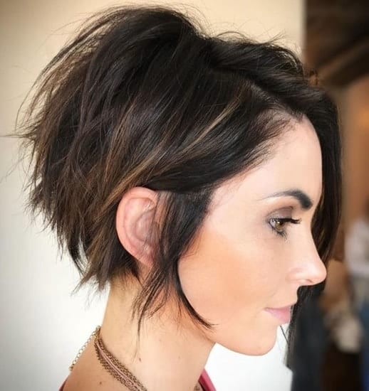 long messy pixie for thin hair