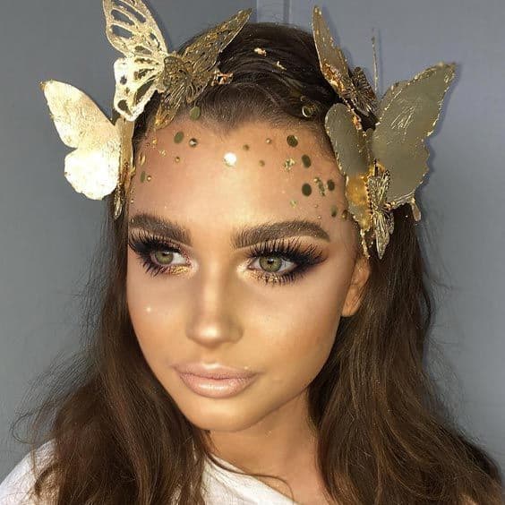 golden fairy look for women