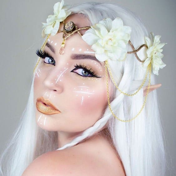 white elf fairy look for women